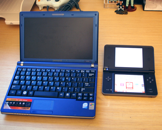 Foto comparative Nintendo DSi XL