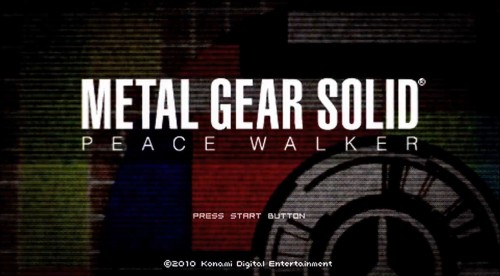Video gameplay Metal Gear Solid Peace Walker