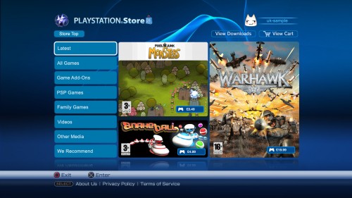Aggiornamento PlayStation Store 22 aprile