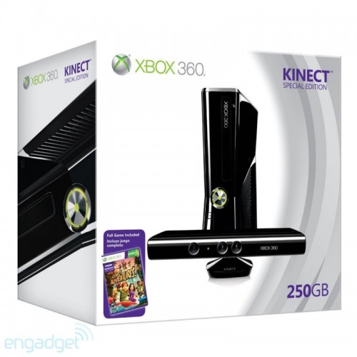 Nuovo bundle Xbox 360 250 GB Kinect