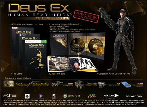 Deus Ex Human Revolution Collector’s Edition annunciata