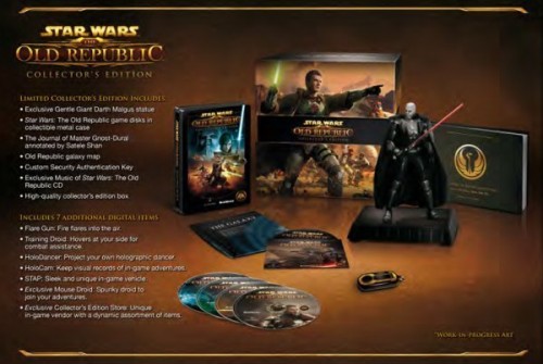 Star Wars: The Old Republic edizioni speciali mostrate