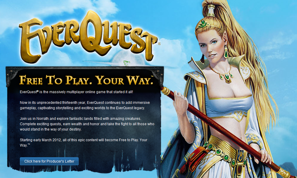 Everquest free to play da marzo