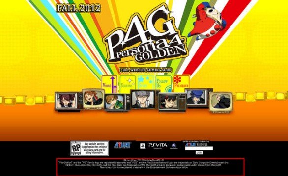 Persona 4 The Golden presto su PS3 e Xbox Kinect?