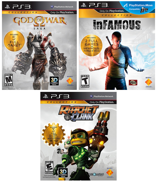 PlayStation Collections God of War Saga e Infamous Collection in arrivo