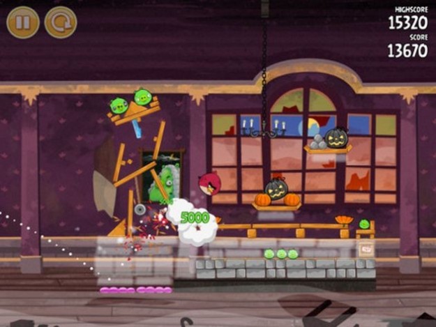 Angry Birds Seasons update Halloween