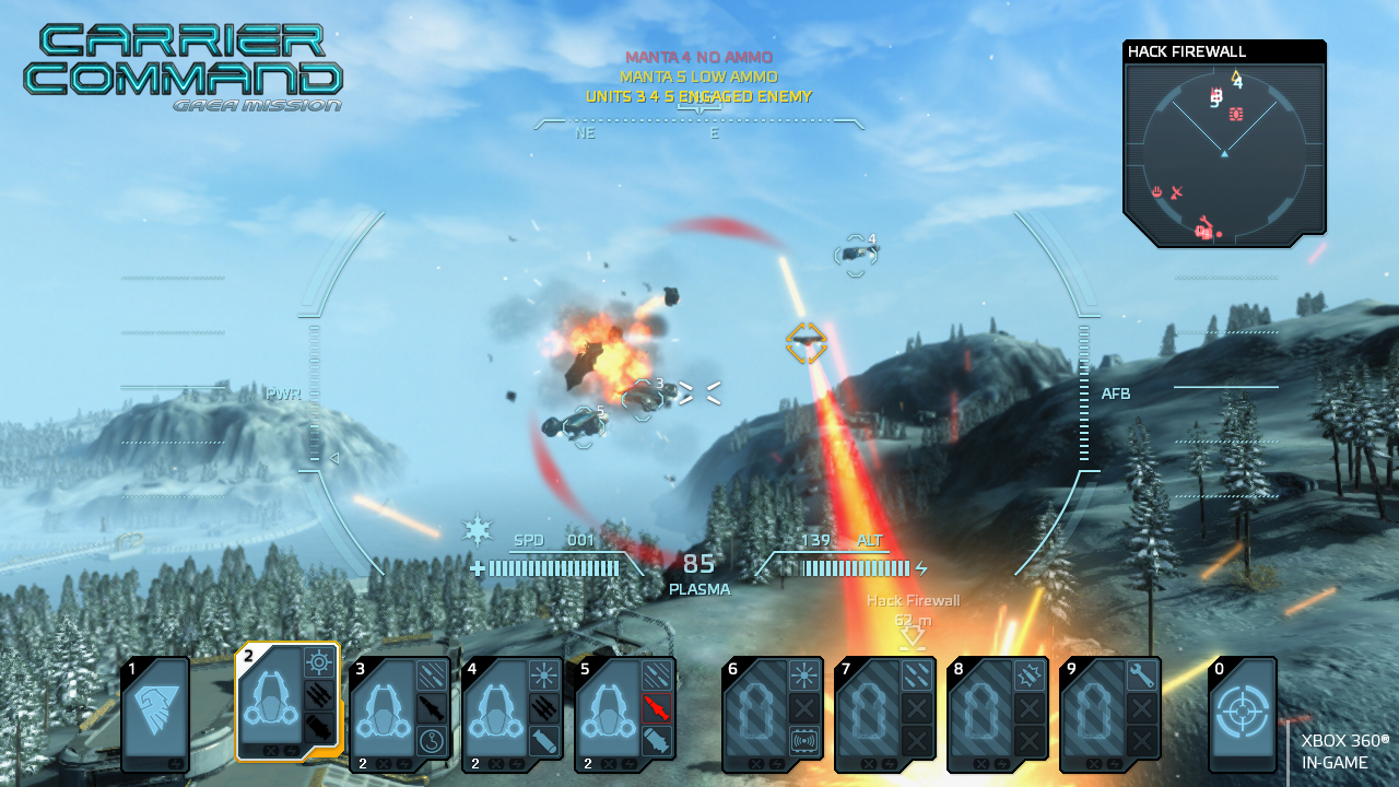 Carrier Command Gaea Mission nuova demo per Xbox 360