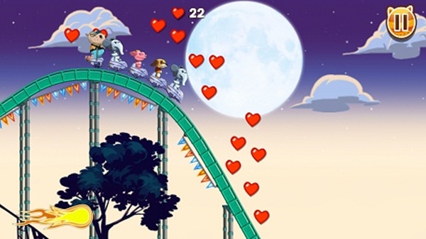 Nutty Fluffies Roller Coaster gratis per dispositivi iOS