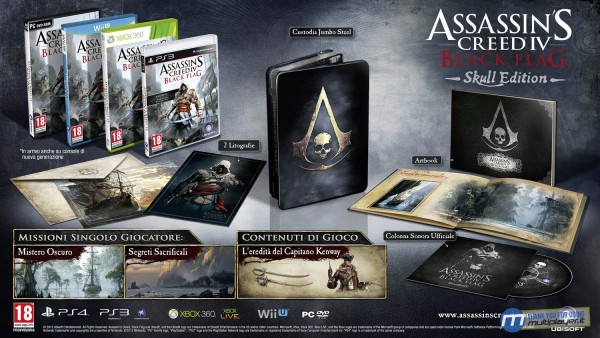 Assassin's Creed 4 Black Flag edizioni speciali rivelate