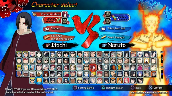 Trucchi Naruto Shippuden Ultimate Ninja Storm 3 personaggi sbloccabili