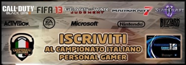 E' iniziato il Primo Campionato Italiano di Videogiochi