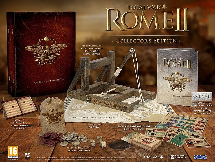 Total War Rome II uscita e Collector's Edition