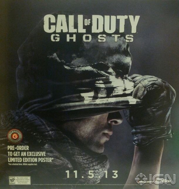 Call of Duty Ghosts uscirà il prossimo 5 novembre