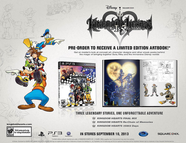 Kingdom Hearts HD 1.5 Remix in arrivo il 13 settembre 2013