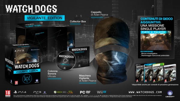 Watch Dogs prezzi delle edizioni speciali