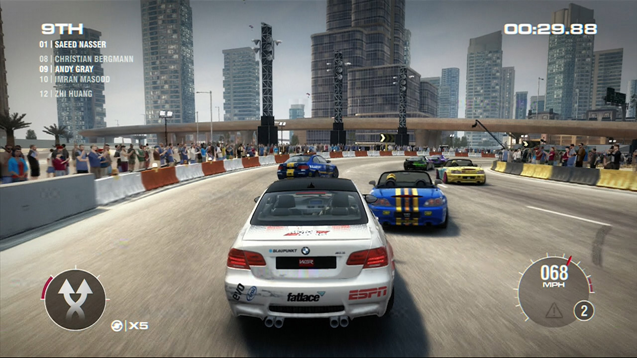 Grid 2 lista auto e circuiti