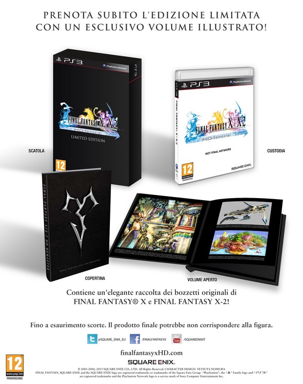 Final Fantasy X HD Remaster Limited Edition e nuovo trailer