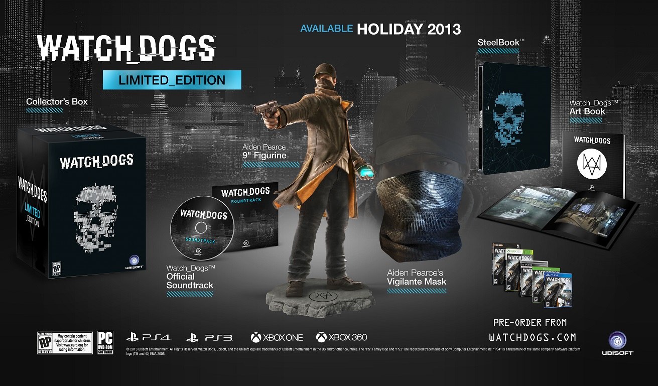 Watch Dogs limited edition rivelata