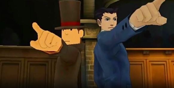 Professor Layton Vs Ace Attorney in Europa ad inizio 2014