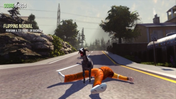 Screenshot del gioco Goat Simulator