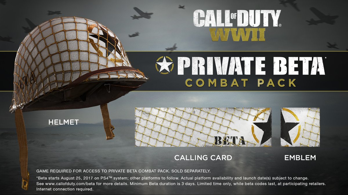 call of duty ww2 closed beta